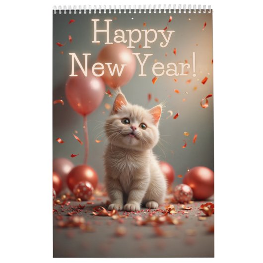 Schattigee kattenkalender voor 2025 kalender (Hoes)