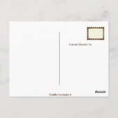 Schattigee kattenkoffiepoten briefkaart (Achterkant)