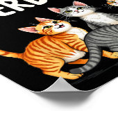 Schattigee Kattenmoeder Werelds Beste Kattenherder Poster (Hoek)