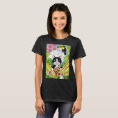 Schattigee Kattenmuis toucan orchidee oerwoud T-sh T-shirt (Voorkant volledig)