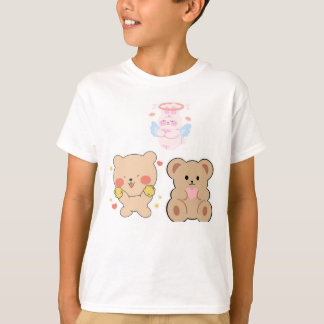 Schattigee Kawaii Angels & Teddyberen T-shirt