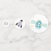 Schattigee Kawaii Astronomy Outer Space Party Confetti (Achterkanten)