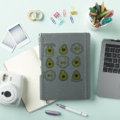 Schattigee Kawaii Avocados Sticker Set (iPad Cover)
