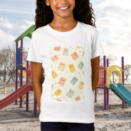 Schattigee Kawaii Boeken T-shirt