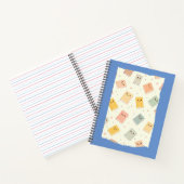 Schattigee Kawaii Books Spiral Notitieboek (Binnen)