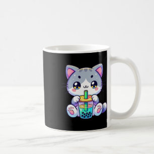 Schattigee Kawaii Bubble Tea Cat Japanese Kitten A Koffiemok