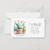 Schattigee Kawaii Cactus Ik heb de aankondigings K Notitiekaartje (Voorkant)