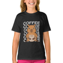 Schattigee Kawaii Capybara Drink koffie
