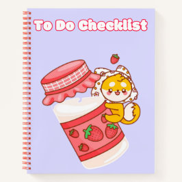Schattigee Kawaii Checklist 💗✨💜 Notitieboek