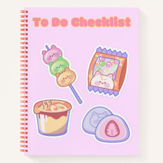 Schattigee Kawaii Checklist 💗✨ Notitieboek