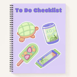 Schattigee Kawaii Checklist 💗✨ Notitieboek