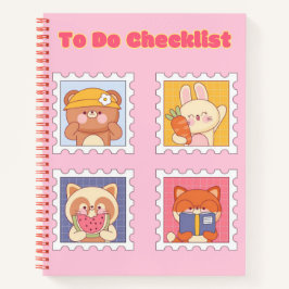 Schattigee Kawaii Checklist 💗✨💛 Notitieboek