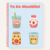 Schattigee Kawaii Checklist 💗✨💛🍓 Notitieboek (Voorkant)