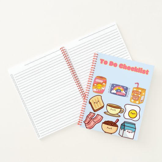 Schattigee Kawaii Checklist 💗✨💛🍓 Notitieboek (Binnen)