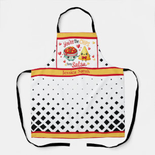 Schattigee Kawaii Chips en Salsa Schort