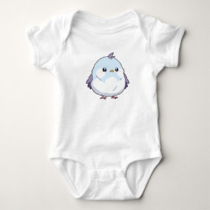 Schattigee Kawaii Chubby Bird Cartoon - Schattige Romper