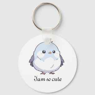Schattigee Kawaii Chubby Bird Cartoon - Schattige  Sleutelhanger