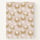 Schattigee Kawaii Dumplings Steamer Chopsticks Rec Notitieboek (Achterkant)