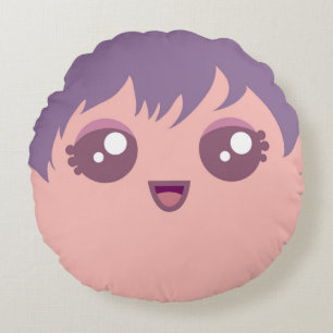 Schattigee Kawaii dwergplaneet Ceres Rond Kussen