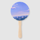 Schattigee Kawaii Fanpans Handwaaier (Achterkant)