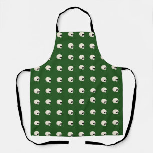 Schattigee Kawaii Halloween Skull Polka Dots donke Schort
