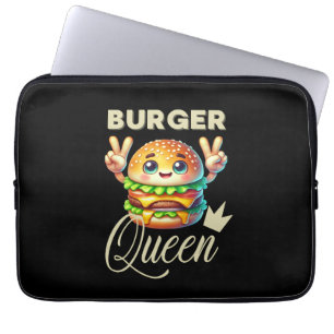 Schattigee Kawaii Hamburger Laptop Sleeve