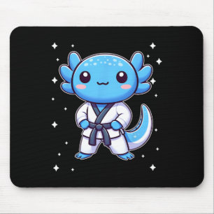 Schattigee Kawaii Karate Axolotl Martial Arts Muismat