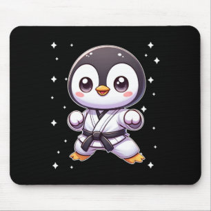 Schattigee Kawaii Karate Penguin Martial Arts 1 Muismat