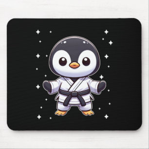 Schattigee Kawaii Karate Penguin Martial Arts Muismat