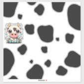 Schattigee Kawaii koe! Sticker (Vel)