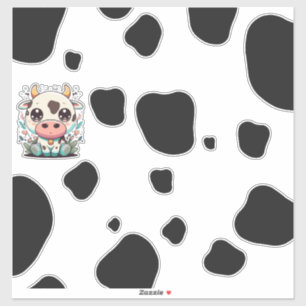 Schattigee Kawaii koe! Sticker