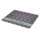 Schattigee Kawaii kwal gepersonaliseerd Snijplank (Hoek)