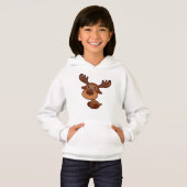 Schattigee Kawaii Moose Elk Herten Grappig Alaska  (Voorkant volledig)