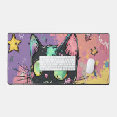 Schattigee Kawaii Pastel Gothic Patchwork Gothic C Bureaumat (Keyboard & Muis)