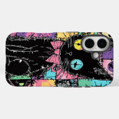 Schattigee Kawaii Pastel Gothic Patchwork Gothic C Case-Mate iPhone Case (Achterkant (horizontaal))