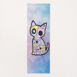 Schattigee Kawaii Pastel Gothic Patchwork Gothic C Yogamat