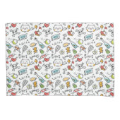 Schattigee Kawaii Pattern kussenslopen (Voorkant)