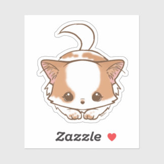 Schattigee Kawaii Puppy Pomchi Mochi Sticker