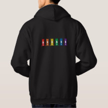 Schattigee Kawaii Rainbow Guillotine Pride Black H