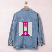 Schattigee Kawaii Roze Guillotine ChopChop Denim Jacket (Hangar)