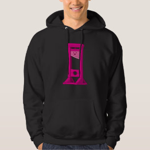 Schattigee Kawaii Roze Guillotine Mannen Zwart Hoo Hoodie