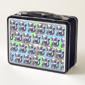 Schattigee Kawaii Skunk met Bubble Tea Gepersonali (Achterkant)