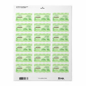 Schattigee kawaii St Patricks dag cupcake Etiket (Full Sheet)