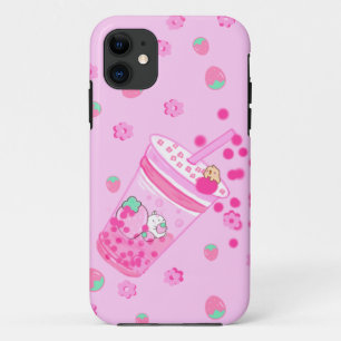 Schattigee Kawaii Strawberry iPhone 11 hoesje