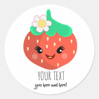 Schattigee  Kawaii Strawberry Stickers