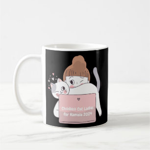 Schattigee Kawaii Style Kinderloze Cat Lady voor K Koffiemok