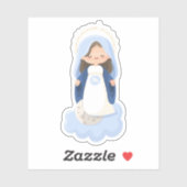 Schattigee Kawaii Virgin Mary Sticker (Vel)
