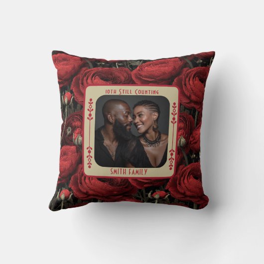 Schattigee Keepsake 1e Jubileum Sierkussen (Achterkant)