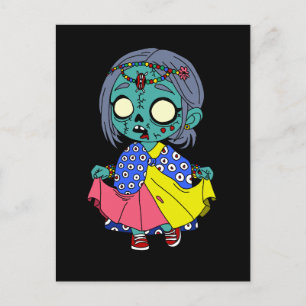 Schattigee Keniaanse zombie Briefkaart