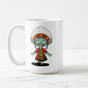 Schattigee Keniaanse zombie Koffiemok
